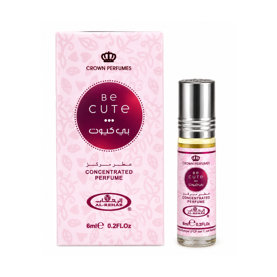 Be Cute Perfume Oil 6ml Al Rehab 6x