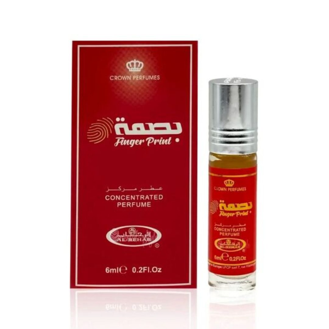 Finger Print Perfume Oil 6ml Al Rehab 6x