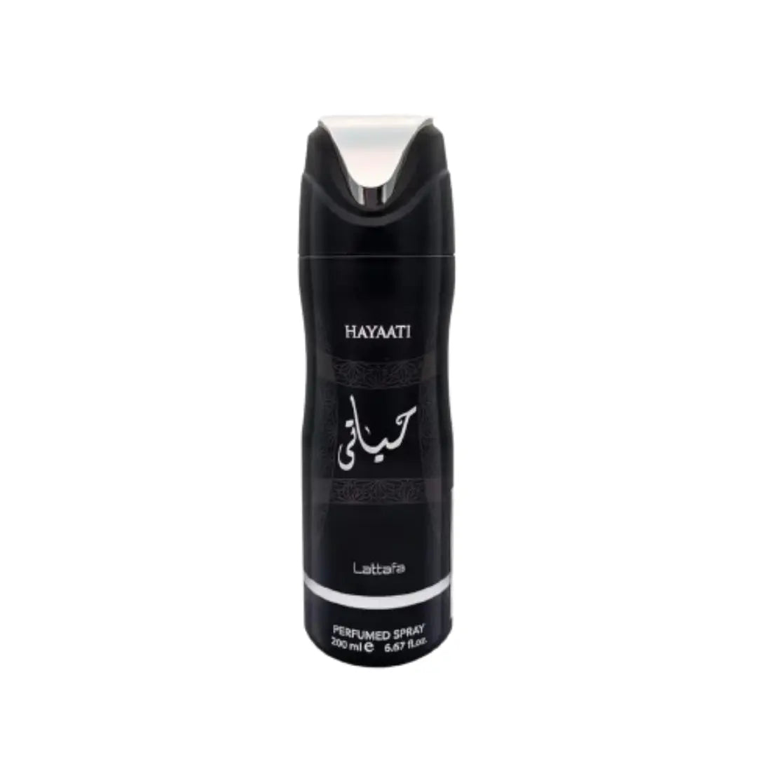 Hayaati (Black) 200ml Deodorant Body Spray Lattafa 12x Lattafa