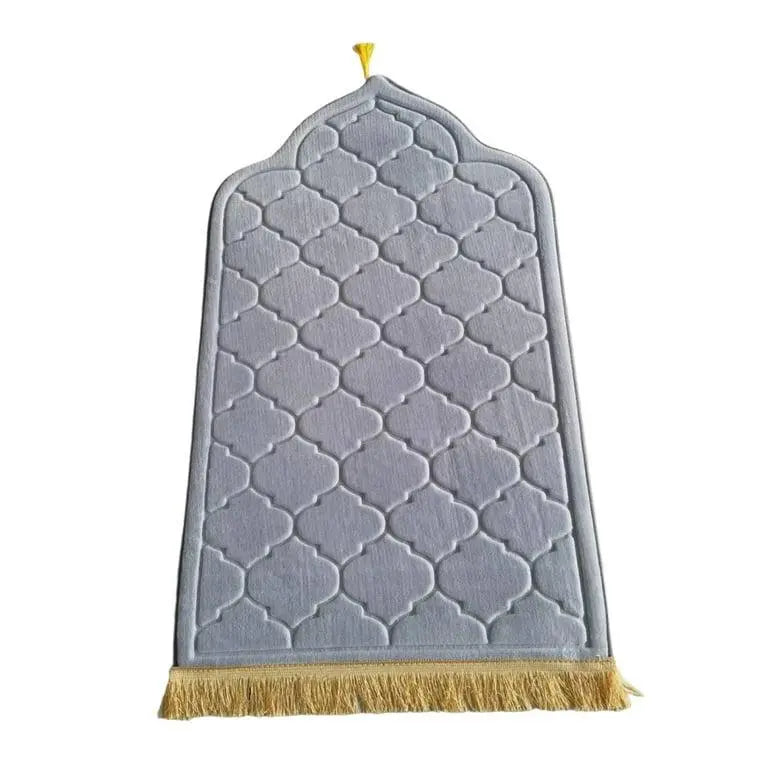 High Quality Mehrab Prayer Mats Mixed Color Padded Velvet (Non Slip) Smile Europe