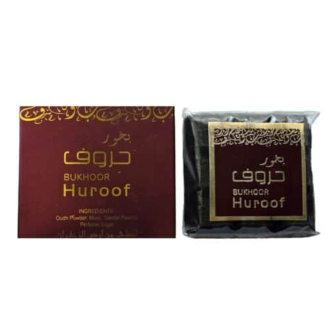 Huroof Bakhoor Bar 40g (12pcs Pack) Ard Al Zaafaran
