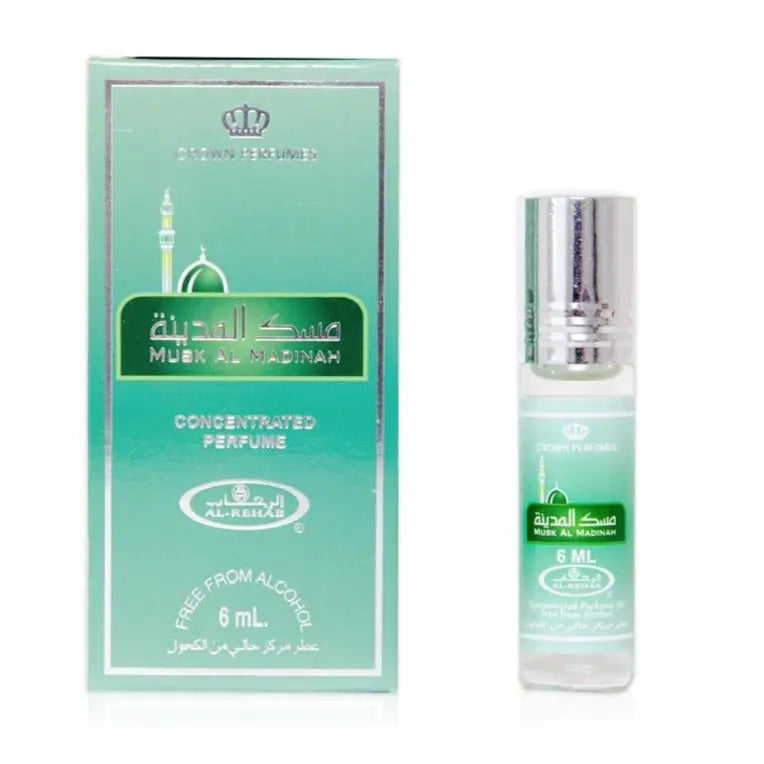 Musk Al Madina Perfume Oil 6ml X 6 By Al Rehab Al Rehab