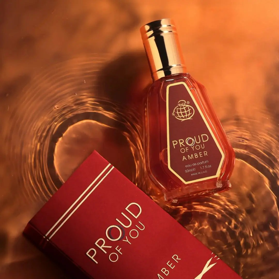 Proud of You Amber 50ml EDP Fragrance World 12x