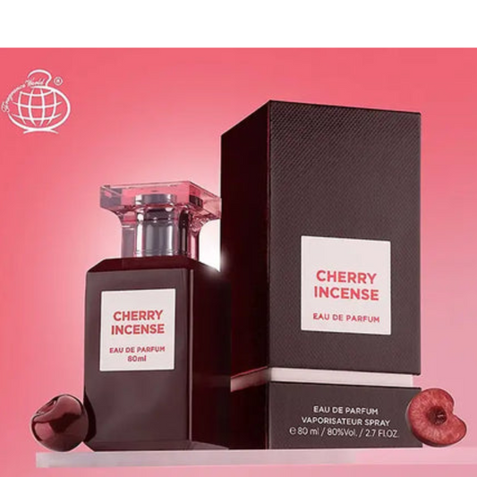 Cherry Incense 80ml Eau De Parfum Fragrance World