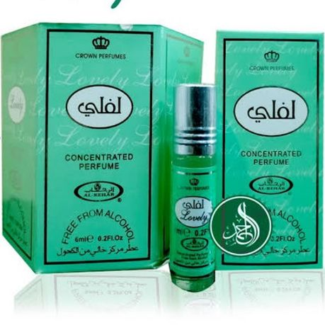 6x Lovely Perfume Oil 6ml Al Rehab