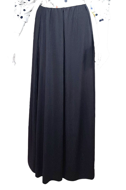 Stripe Maxi Skirt black Adult Full Set 4 Pieces