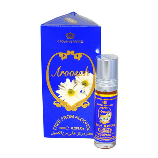6x Aroosah Perfume Oil 6ml Al Rehab