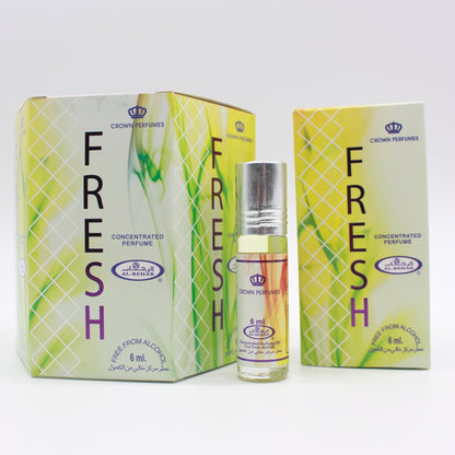 Fresh Perfume Oil 6ml X 6 By Al Rehab - Smile Europe Wholesale 