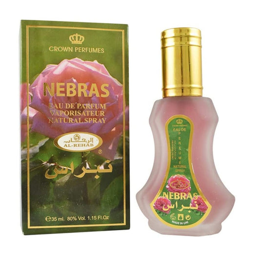 Nebras Perfume 35ml By Al Rehab x12