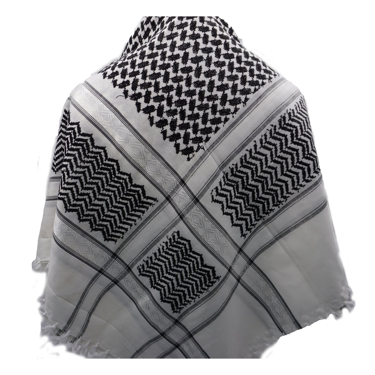 Arab 100% Soft Cotton Shemagh Scarf ( 3 colours) - Full Set 10 Pieces