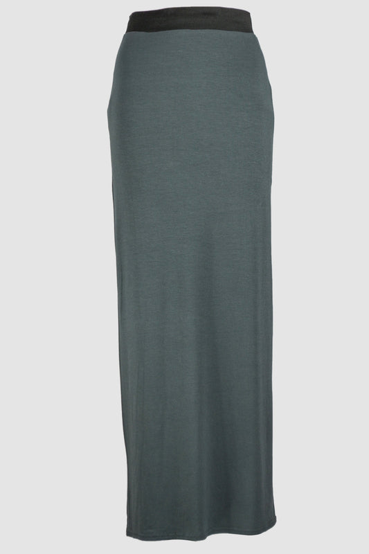 Grey Jersey Straight Skirt - Smile Europe Wholesale 