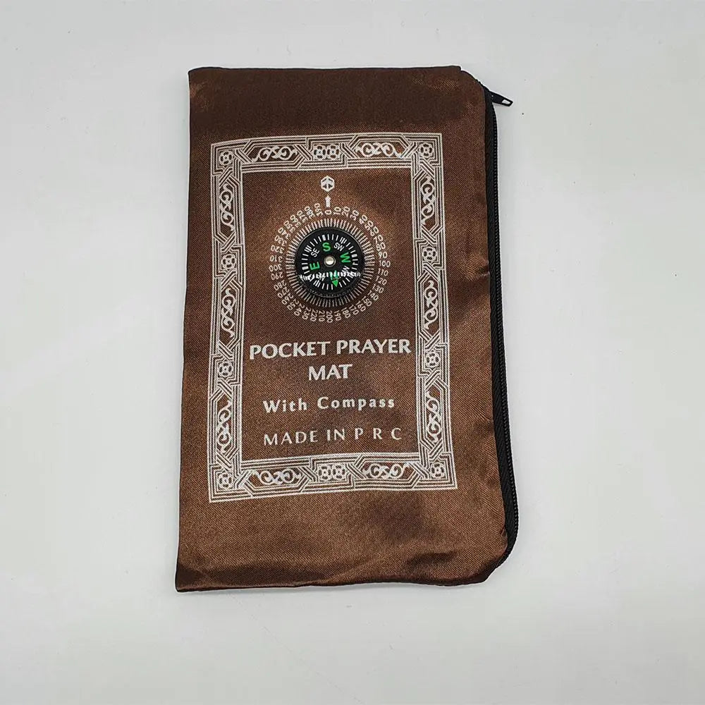 10x Pocket Travel Prayer Mat With Compass - Smile Europe