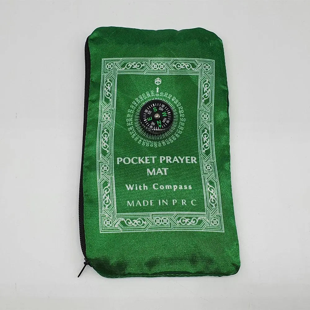 10x Pocket Travel Prayer Mat With Compass - Smile Europe