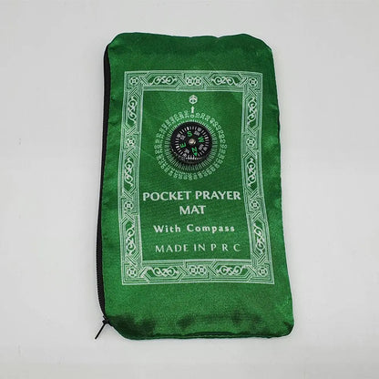 10x Pocket Travel Prayer Mat With Compass - Smile Europe