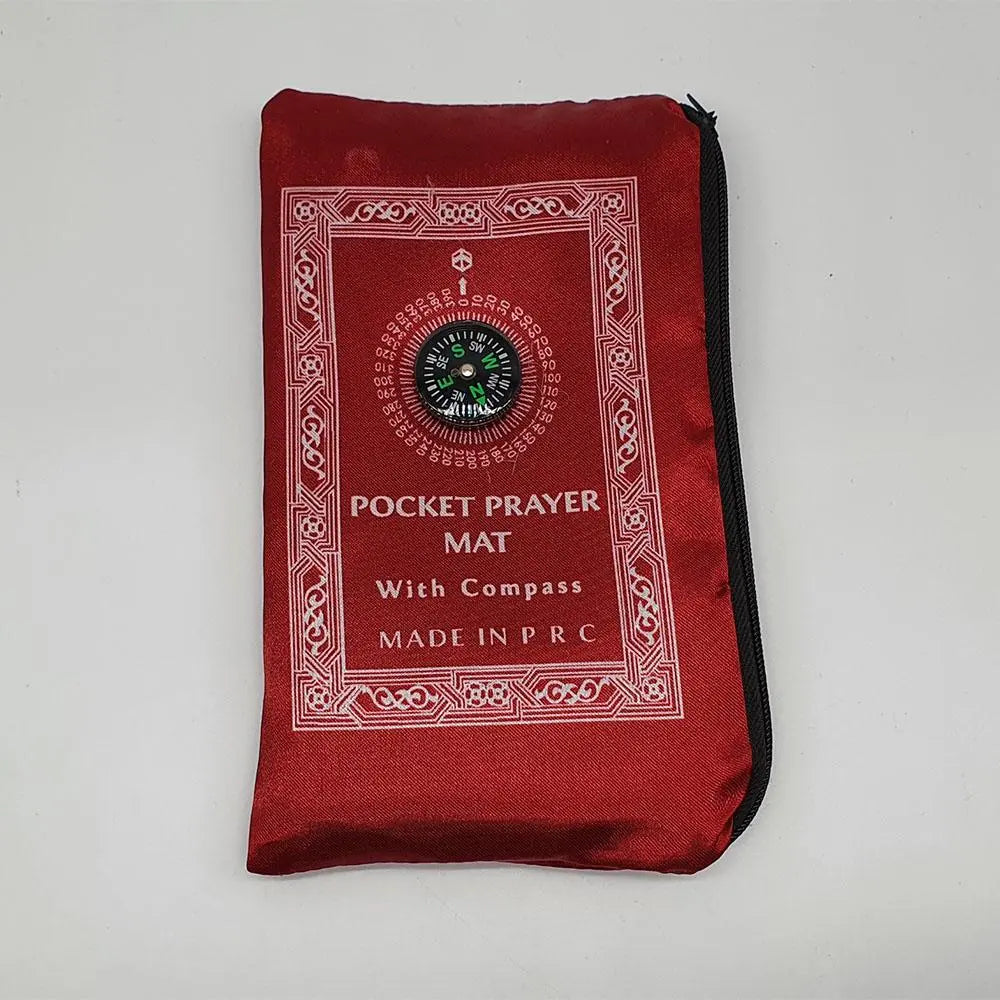 10x Pocket Travel Prayer Mat With Compass - Smile Europe