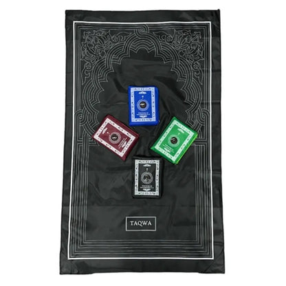 10x Taqwa Foldable Pocket Travel Prayer Mat With Compass Smile Europe Wholesale