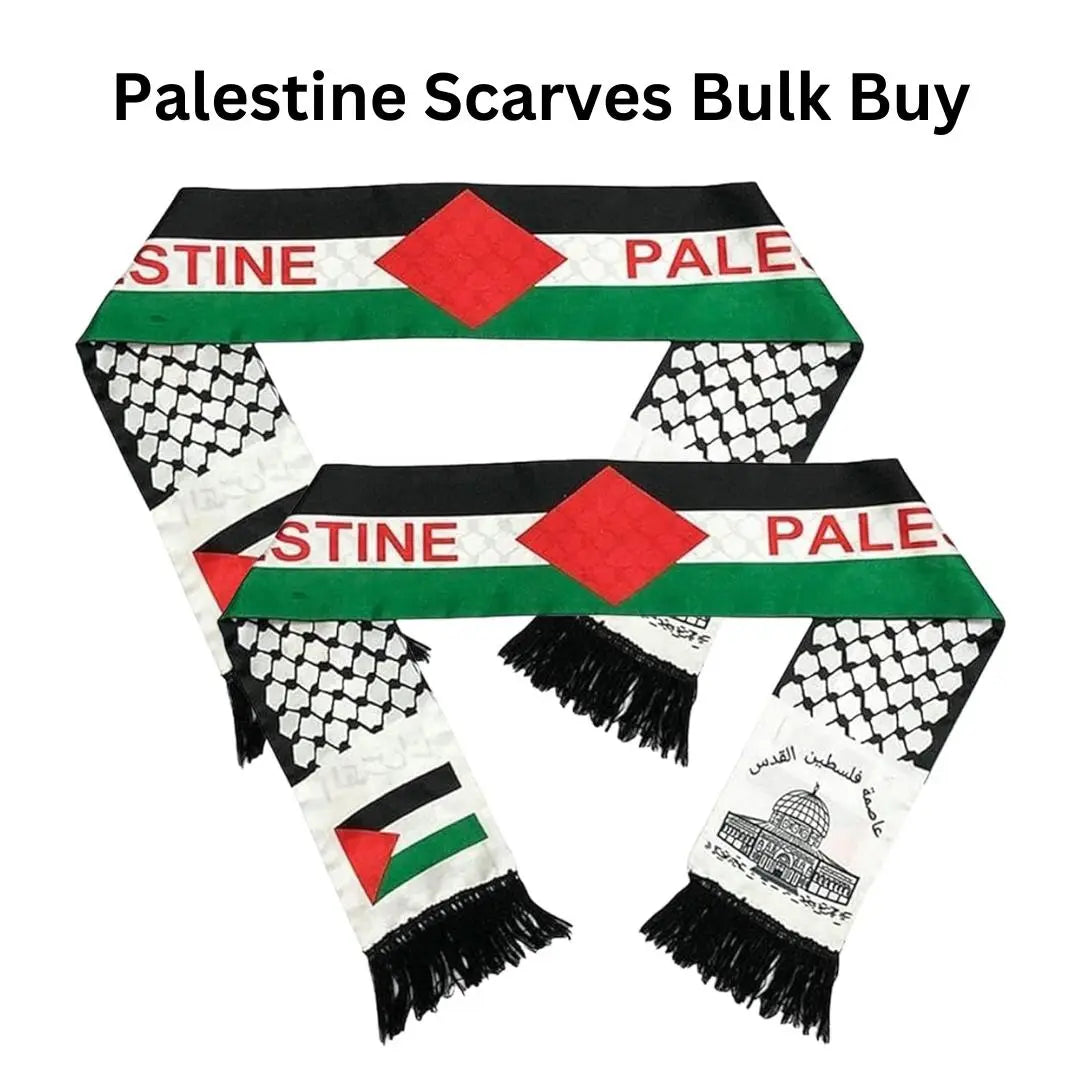 12X Palestine Flag Neck Scarves (Men Women) Smile Europe