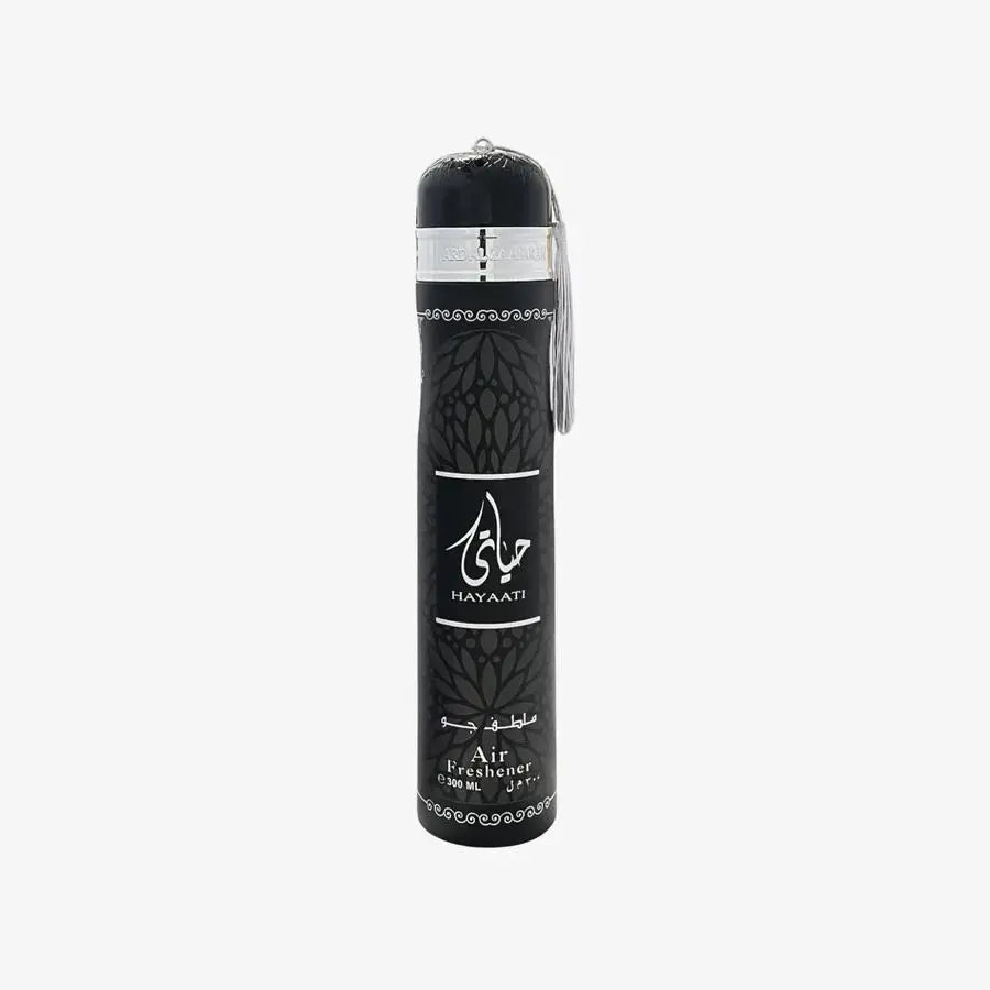 12x Hayaati Black Air Freshener 300ml Ard al Zaafaran Ard Al Zaafaran