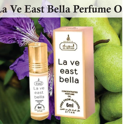 12x La Ve East Bella Perfume Oil 10ml Al Riyad Al Riyad