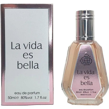 12x La Vida Es Bella Eau De Parfum 50ml Fragrance World Fragrance World