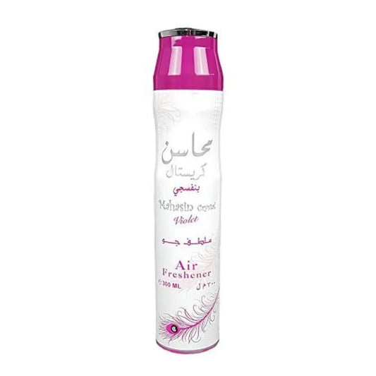 12x Mahasin Crystal Violet Air Freshener 300ml Ard al Zaafaran Ard Al Zaafaran