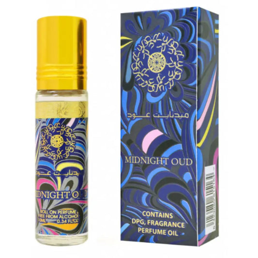 12x Midnight Oud Perfume Oil 10ml Ard Al Zaafran Ard Al Zaafaran