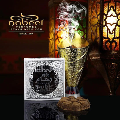 12x Nabeel Bakhoor Marble Incense Bar 30g Nabeel