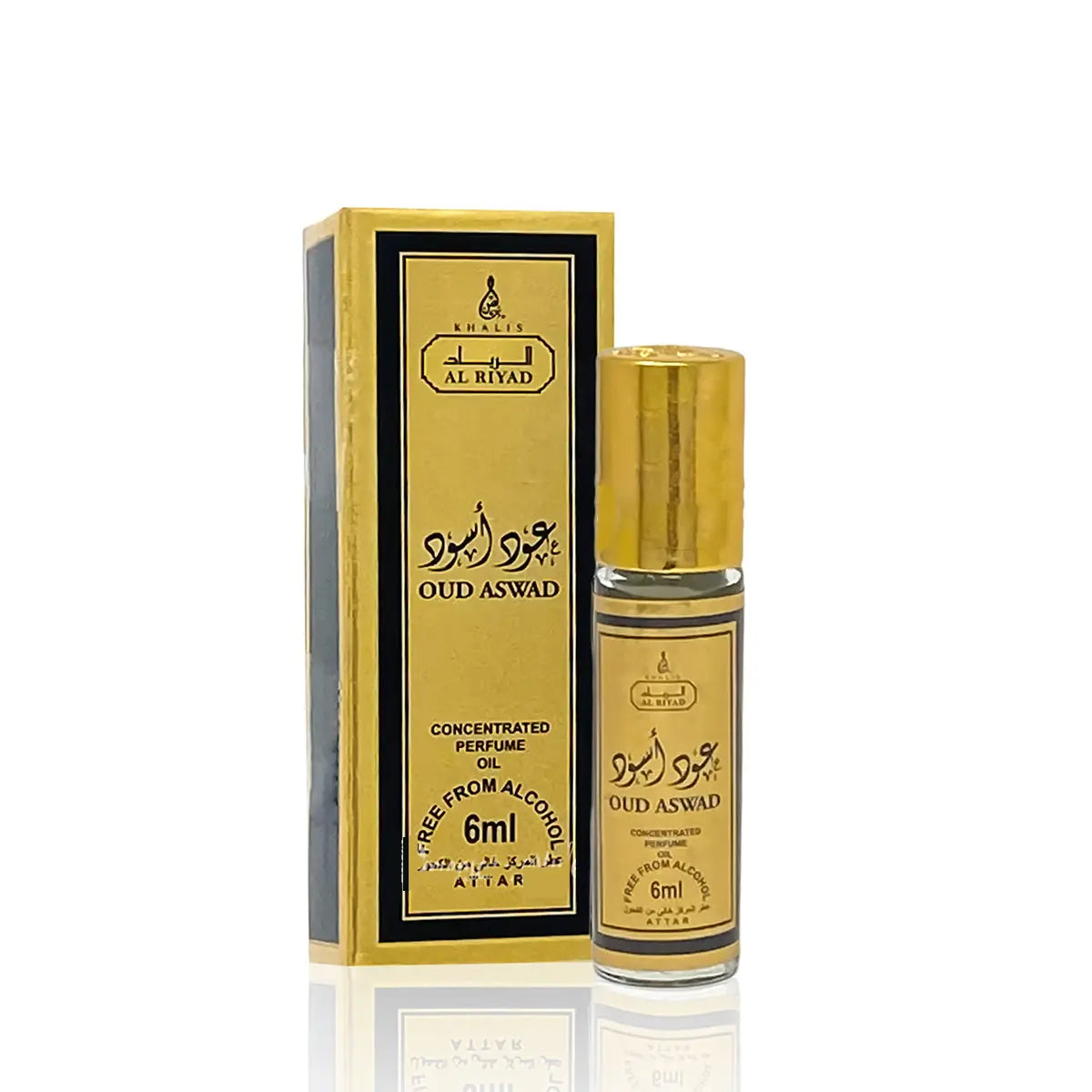 12x Oud Aswad Perfume Oil 6ml Al Riyad Al Riyad