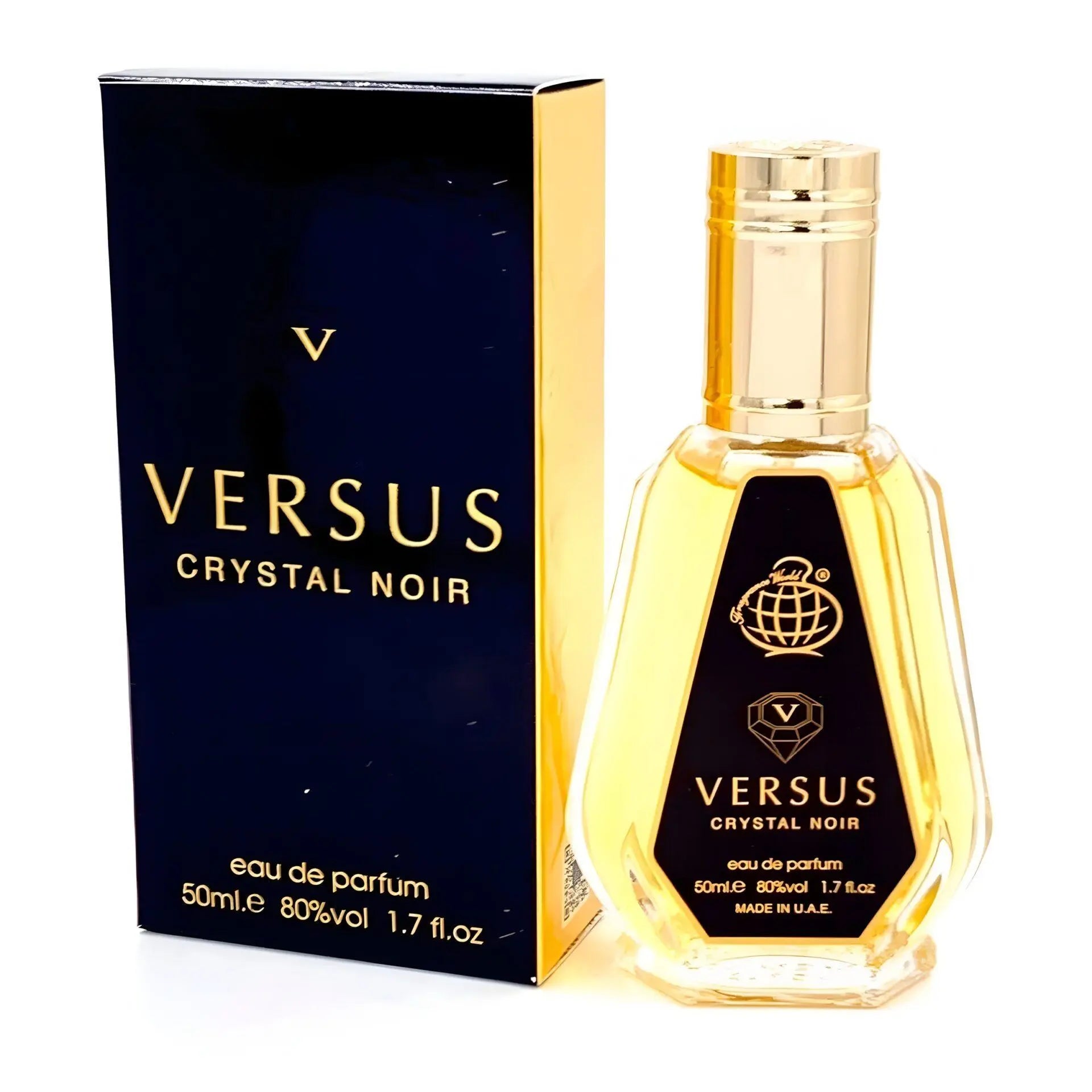 12x Versus Crystal Noir Eau De Parfum 50ml Fragrance World Fragrance World