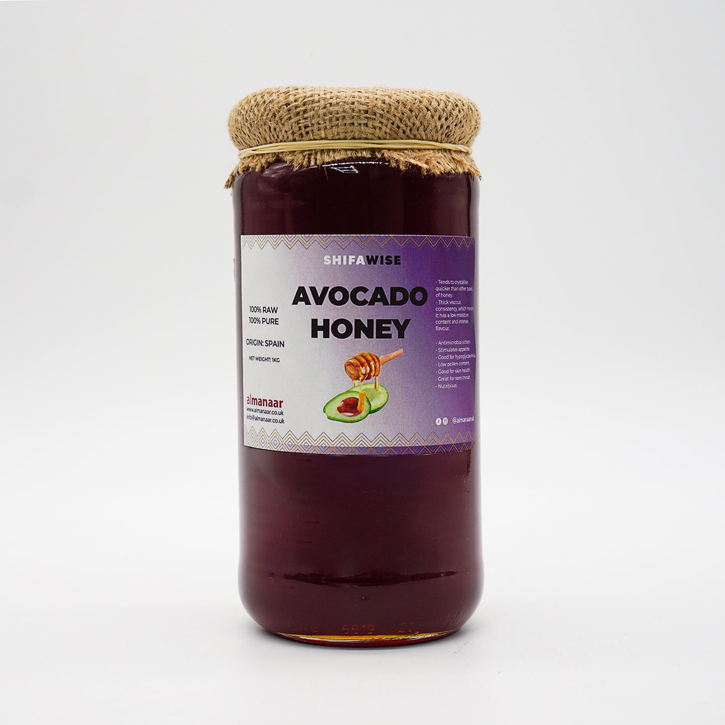 Shifawise 100% Pure Avocado Honey