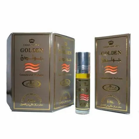 6x Golden Perfume Oil 6ml Al Rehab - Smile Europe