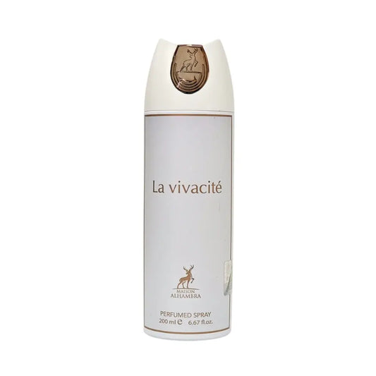 6x La Vivacite 200ml Deodorant Body Spray Maison Alhambra