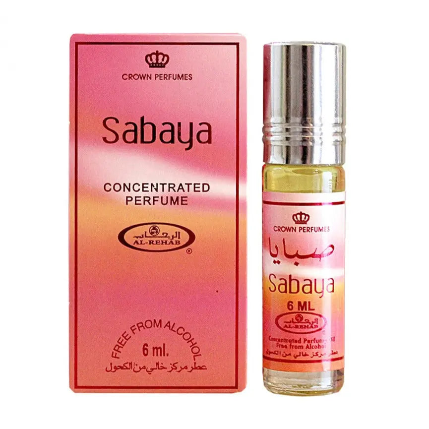 6x Sabaya Perfume Oil 6ml Al Rehab Al Rehab