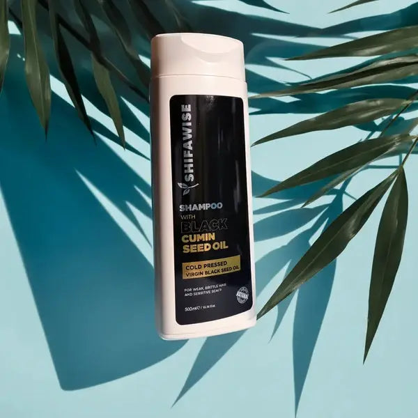 6x Shifawise Herbal Shampoo with Black Cumin Seed Oil 300ml