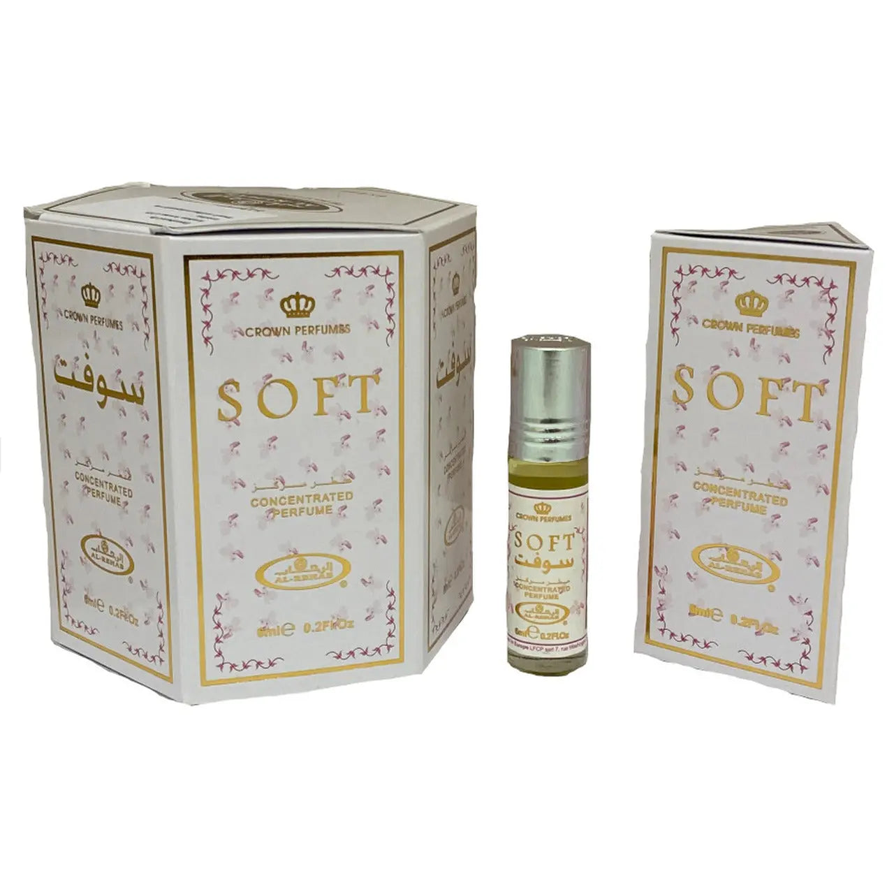 6x Soft Perfume Oil 6ml Al Rehab Al Rehab