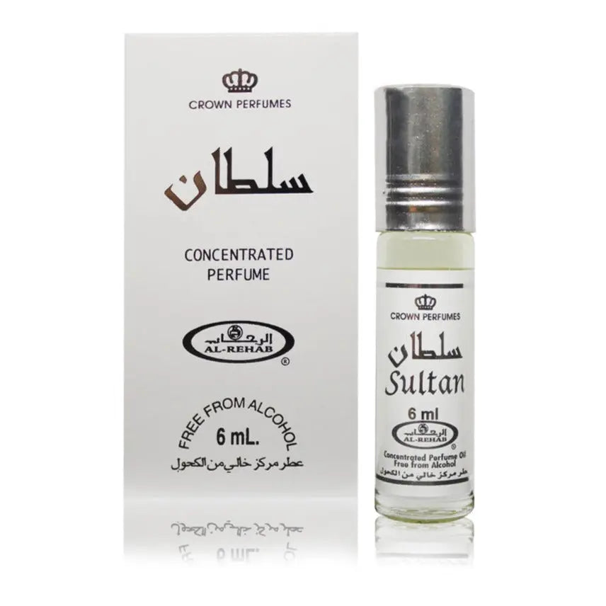 6x Sultan Perfume Oil 6ml Al Rehab Al Rehab