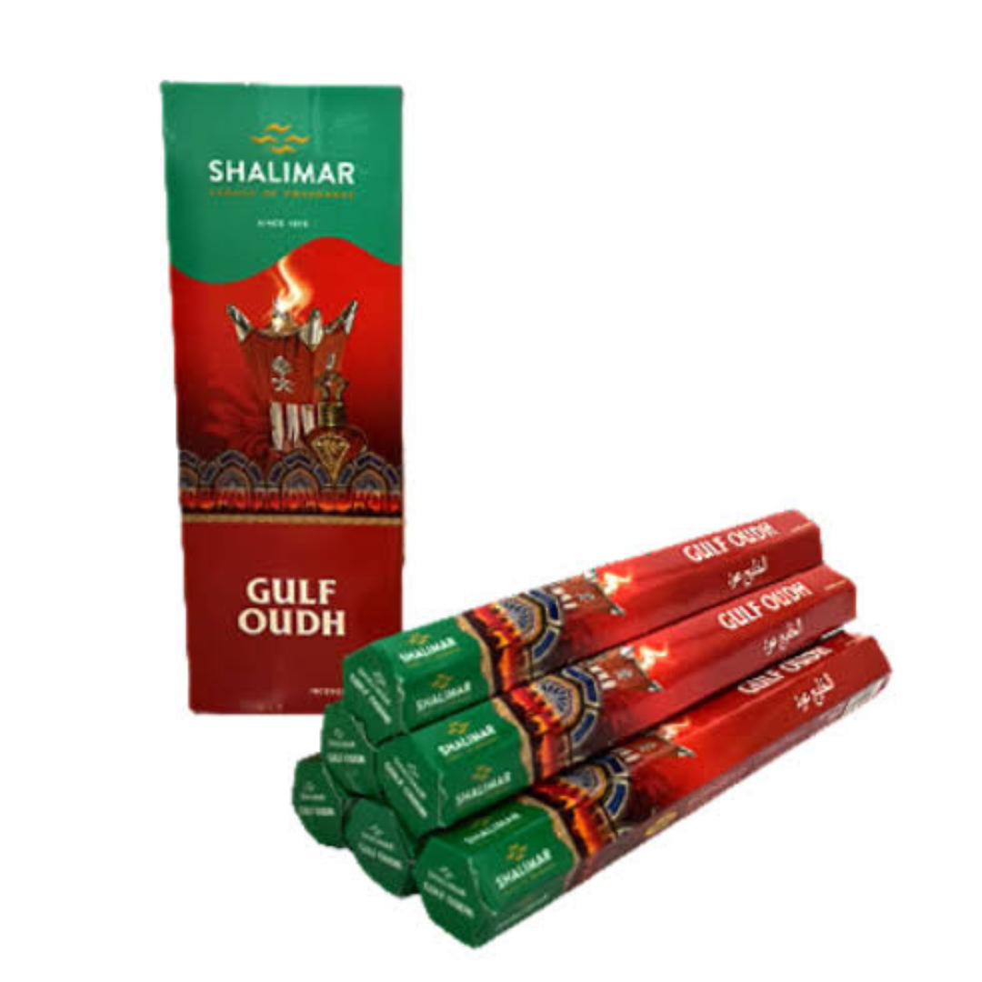 6x Gulf Oudh Hexa Incense Sticks Shalimar