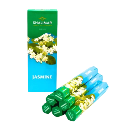 6x Jasmine Hexa Incense Sticks Shalimar