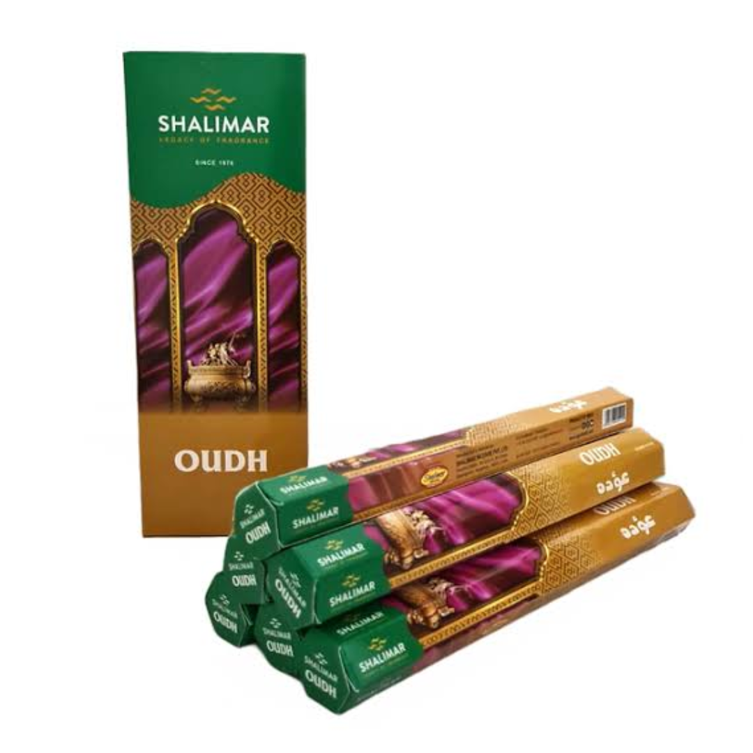 6x Oudh Hexa Incense Sticks Shalimar