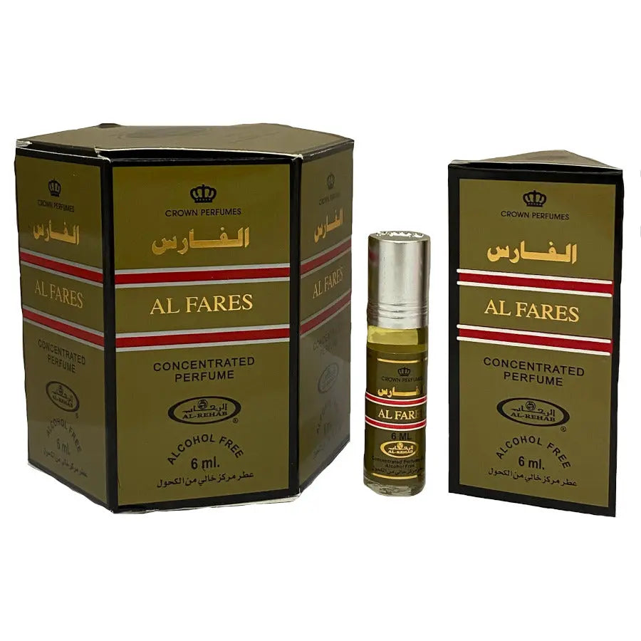 Al Fares Perfume Oil 6ml X 6 By Al Rehab Al Rehab