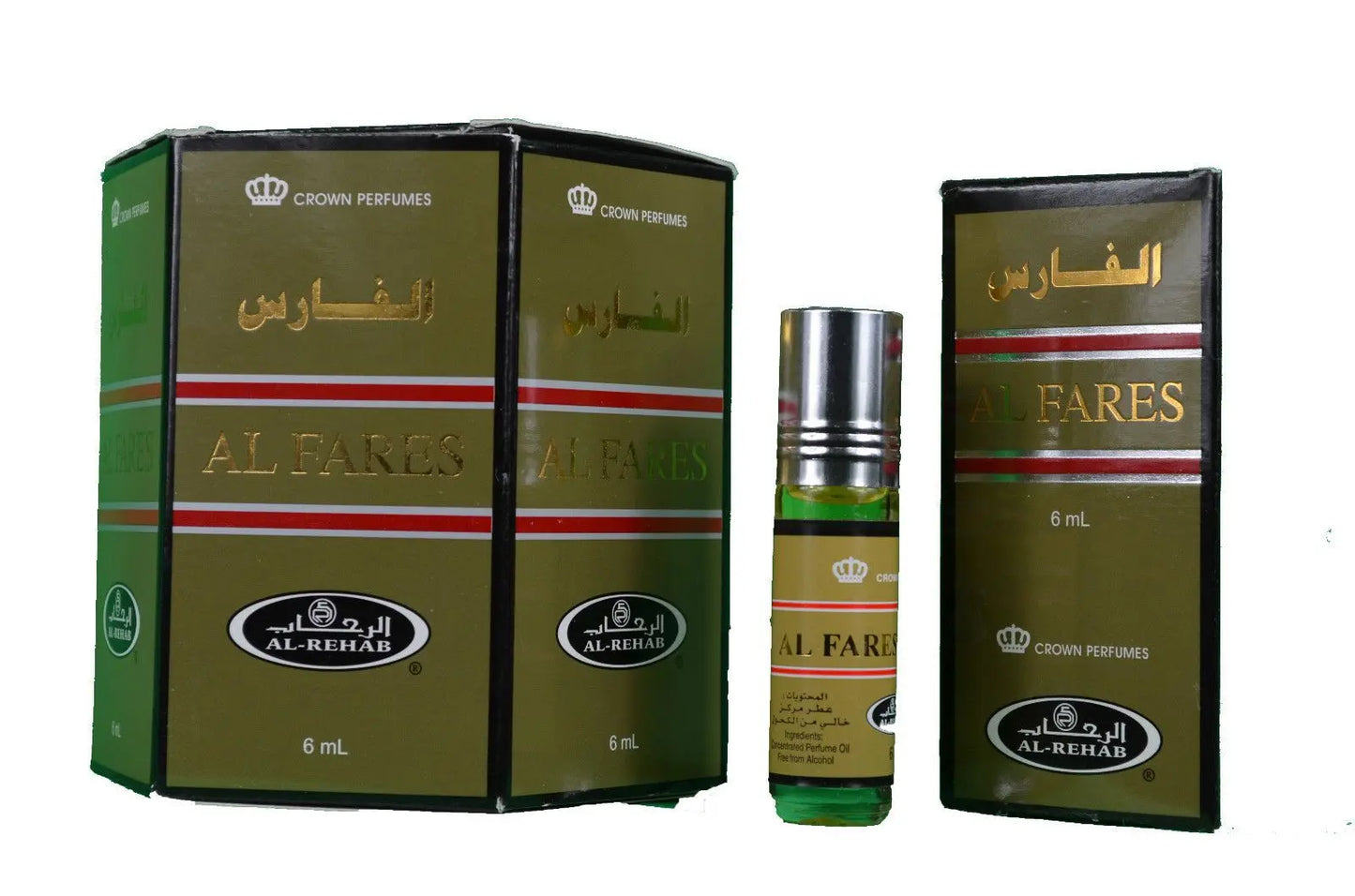 Al Fares Perfume Oil 6ml X 6 By Al Rehab - Smile Europe