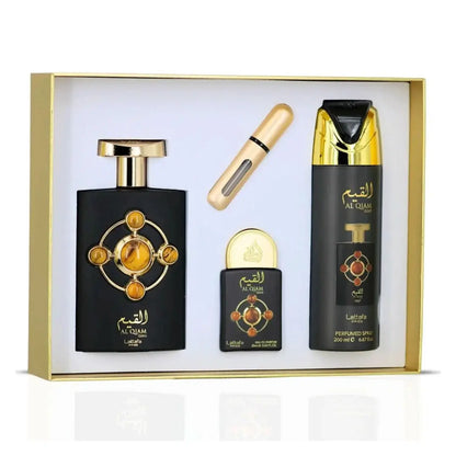 Al Qiam Gold Gift Set (3 Pieces) Lattafa Pride