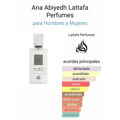 Ana Abiyedh 60ml Eau De Perfume Lattafa Lattafa