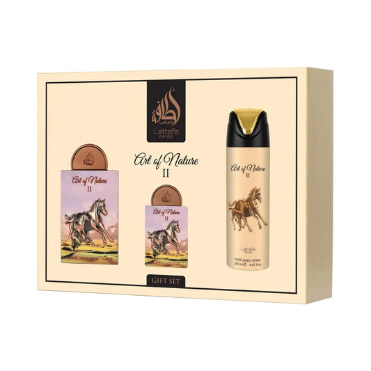 Art of Nature II Gift Set (3 Pieces) Lattafa Pride