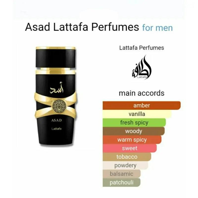 Asad by Lattafa 100ml EDP Spray high quality (sealed)