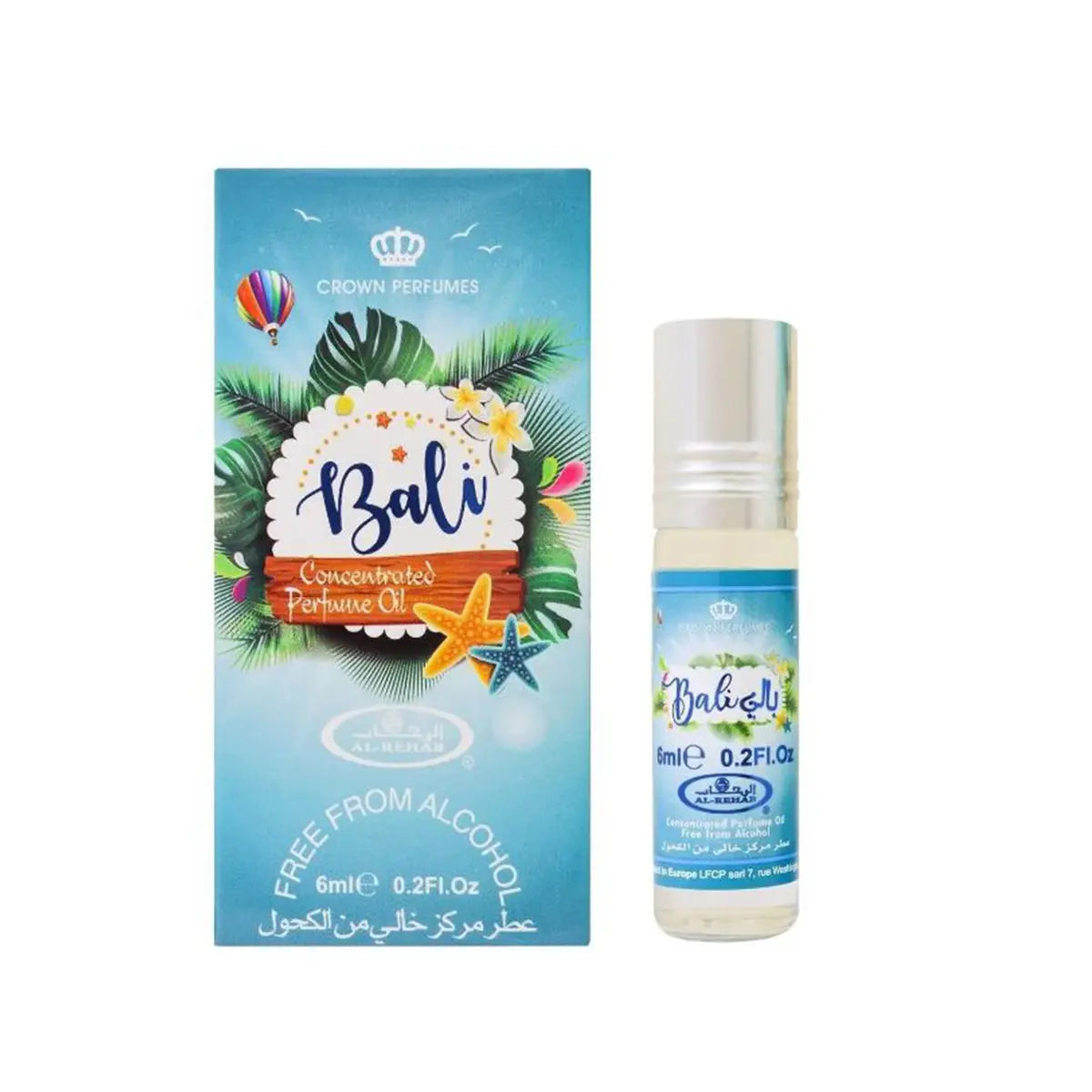Bali Perfume Oil 6ml X 6 By Al Rehab Al Rehab