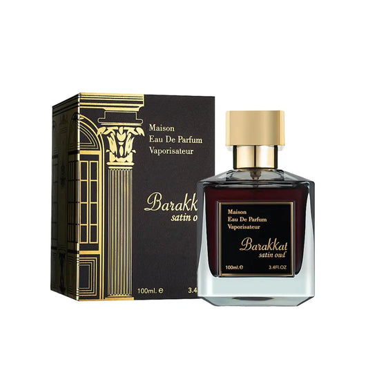 Barakkat Satin Oud Maison Eau de Parfum 100ml Fragrance World Fragrance World