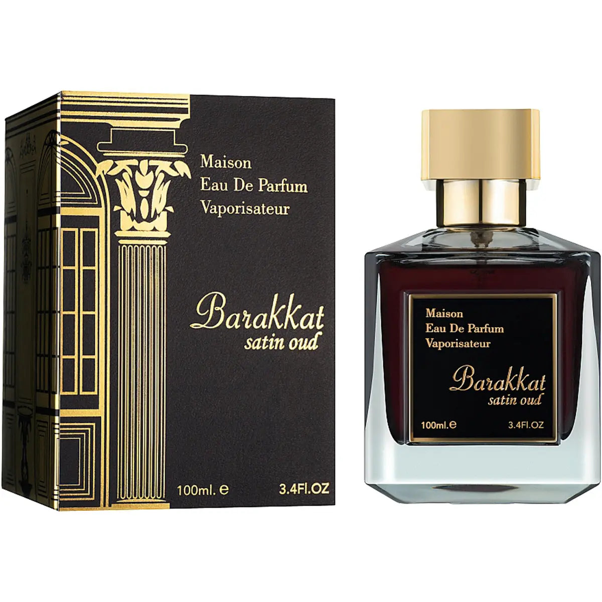 Barakkat Satin Oud Maison Eau de Parfum 100ml Fragrance World Fragrance World