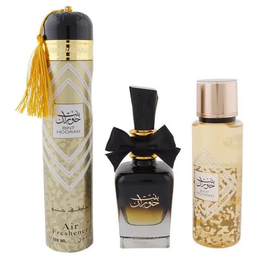 Bint Hooran 3 Piece Gift Set Collection Ard Al Zaafaran Ard Al Zaafaran