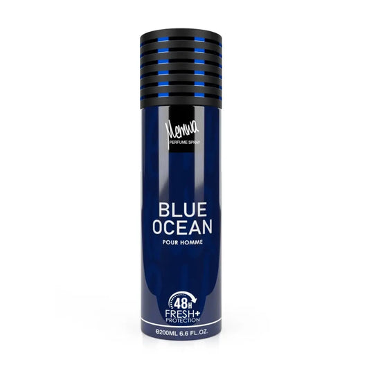 Blue Ocean 6x Deodorant Body Spray 200ml Memwa by Gulf Orchid